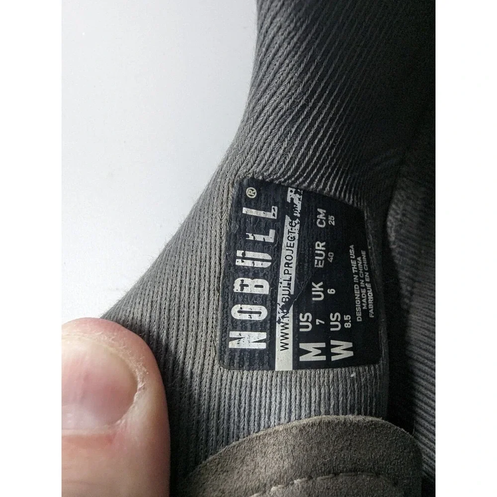 NoBull Shoes Athletic Trainers Gray On Gray Women's Size 8.5 Men's Size 7 - Picture 11 of 11